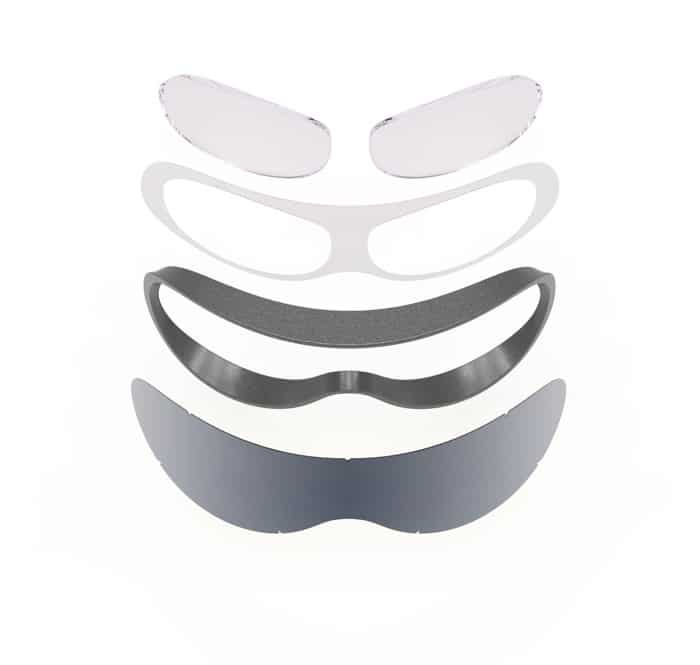 Structure of SK-X adapter glazing front view