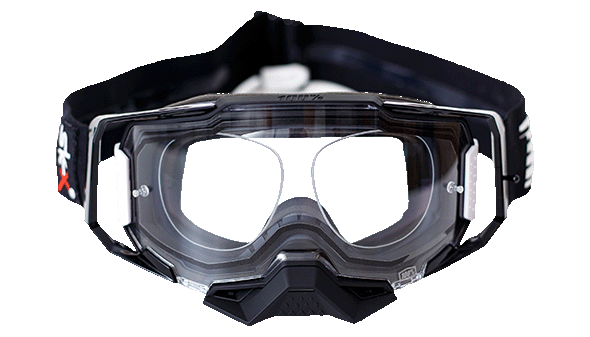 Lunettes de motocross avec lentilles optiques de SK-X